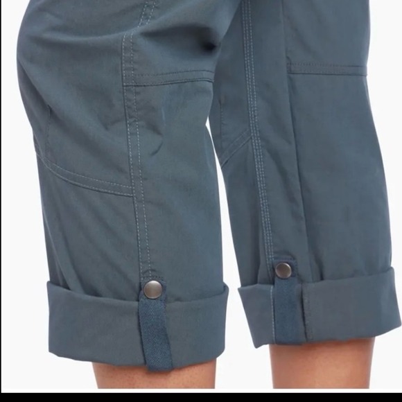 Kuhl Women's Splash Roll Up Hiking Convertible Cargo Pants/Capris‎ Green 6 Short - Picture 3 of 12